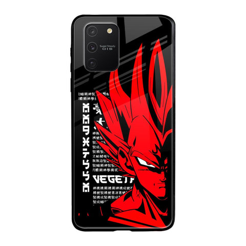 Red Vegeta Samsung Galaxy S10 lite Glass Back Cover Online