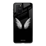 White Angel Wings Samsung Galaxy S10 lite Glass Back Cover Online