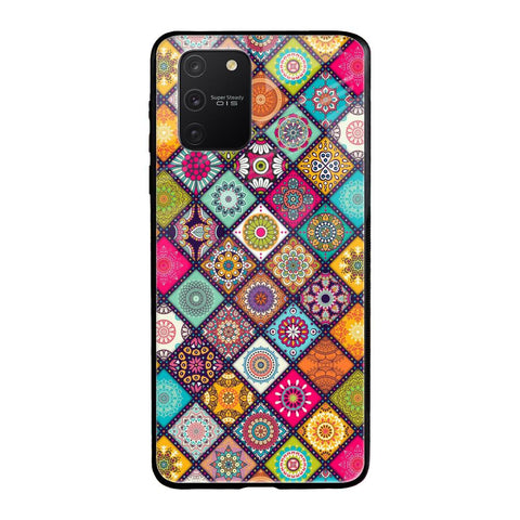 Multicolor Mandala Samsung Galaxy S10 lite Glass Back Cover Online