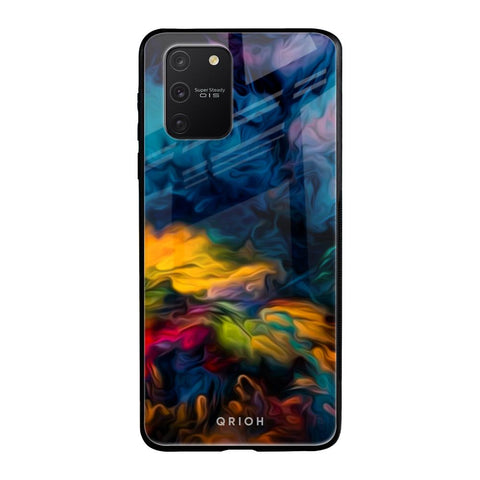 Multicolor Oil Painting Samsung Galaxy S10 lite Glass Back Cover Online