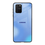 Vibrant Blue Texture Samsung Galaxy S10 lite Glass Back Cover Online