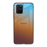 Rich Brown Samsung Galaxy S10 lite Glass Back Cover Online