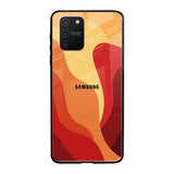 Magma Color Pattern Samsung Galaxy S10 lite Glass Back Cover Online