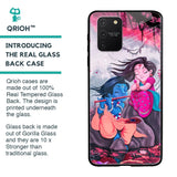 Radha Krishna Art Glass Case for Samsung Galaxy S10 lite