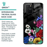 Rose Flower Bunch Art Glass Case for Samsung Galaxy S10 lite