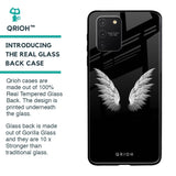 White Angel Wings Glass Case for Samsung Galaxy S10 lite