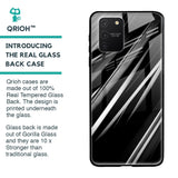 Black & Grey Gradient Glass Case For Samsung Galaxy S10 lite