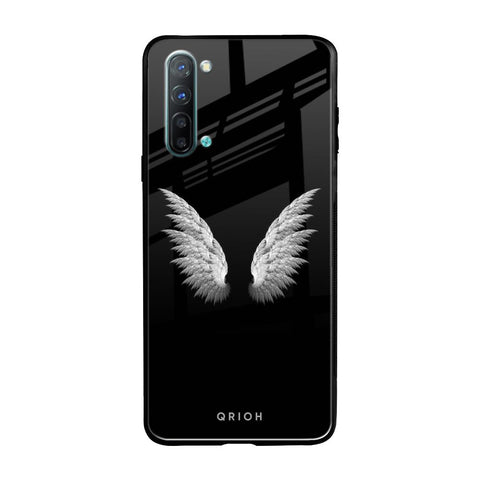 White Angel Wings Oppo Reno 3 Glass Back Cover Online