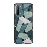 Abstact Tiles Oppo Reno 3 Glass Back Cover Online