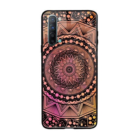 Floral Mandala Oppo Reno 3 Glass Back Cover Online