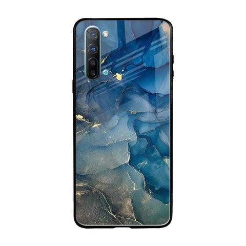 Blue Cool Marble Oppo Reno 3 Glass Back Cover Online