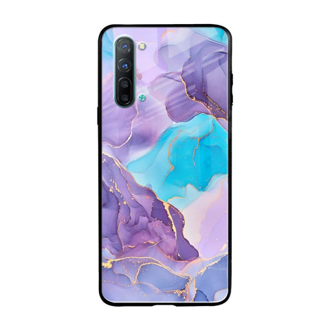 Alcohol ink Marble Oppo Reno 3 Glass Back Cover Online