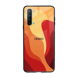 Magma Color Pattern Oppo Reno 3 Glass Back Cover Online