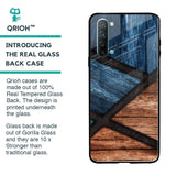 Wooden Tiles Glass Case for Oppo Reno 3