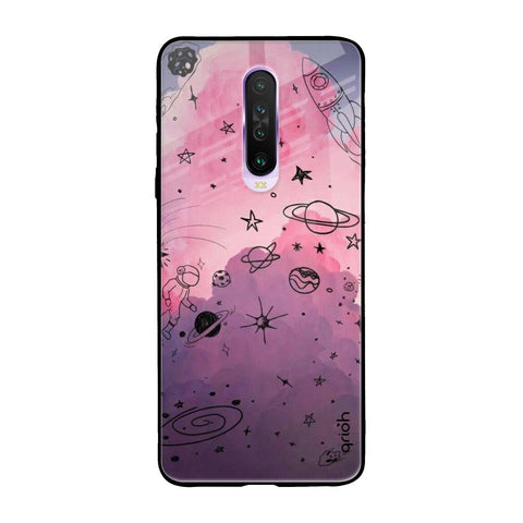 Space Doodles Poco X2 Glass Back Cover Online
