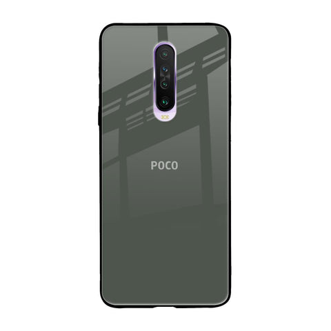 Charcoal Poco X2 Glass Back Cover Online
