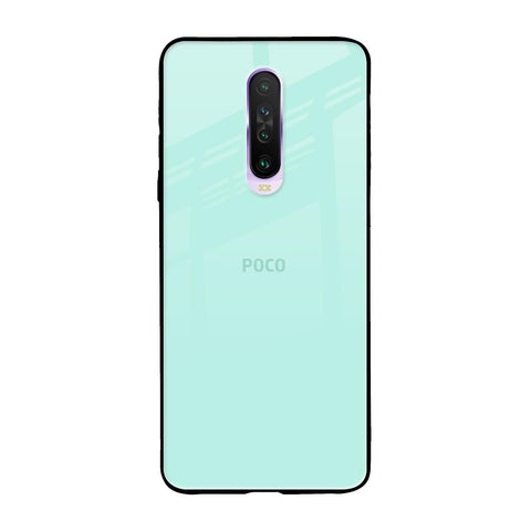 Teal Poco X2 Glass Back Cover Online