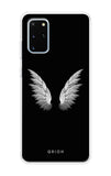 White Angel Wings Samsung Galaxy S20 Plus Back Cover