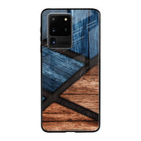 Wooden Tiles Samsung Galaxy S20 Ultra Glass Back Cover Online