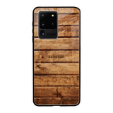 Wooden Planks Samsung Galaxy S20 Ultra Glass Back Cover Online