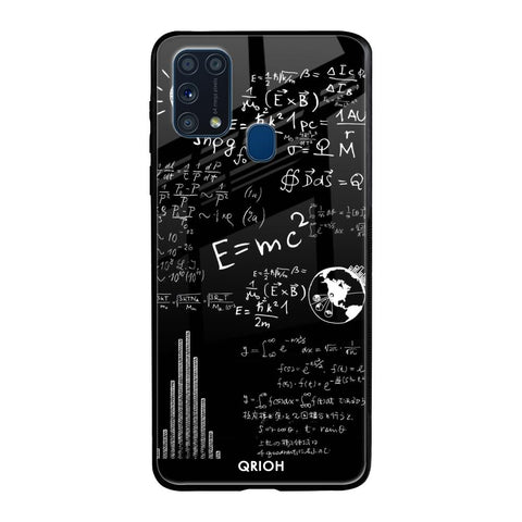 Funny Math Samsung Galaxy M31 Glass Back Cover Online