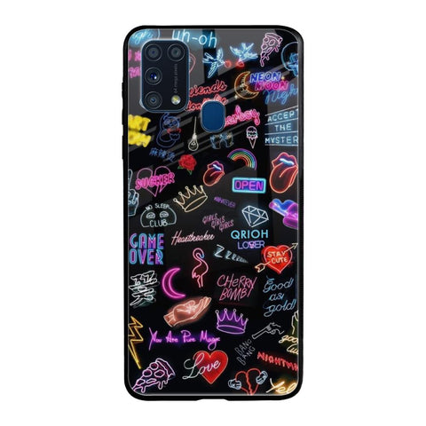 Accept The Mystery Samsung Galaxy M31 Glass Back Cover Online