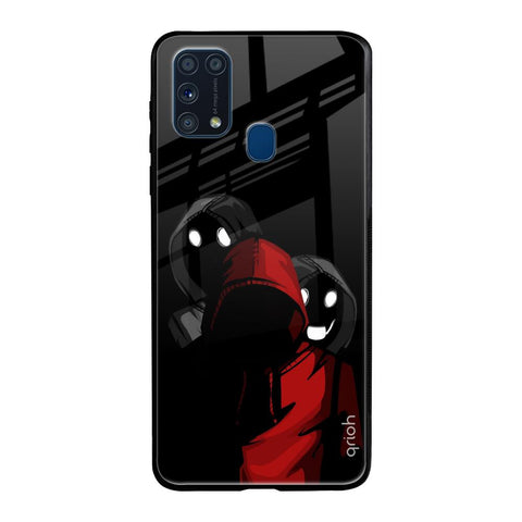 Shadow Character Samsung Galaxy M31 Glass Back Cover Online