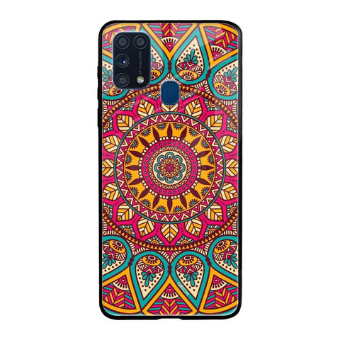 Elegant Mandala Samsung Galaxy M31 Glass Back Cover Online