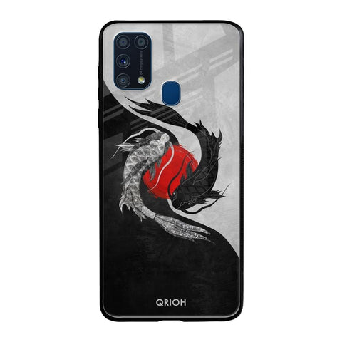 Japanese Art Samsung Galaxy M31 Glass Back Cover Online