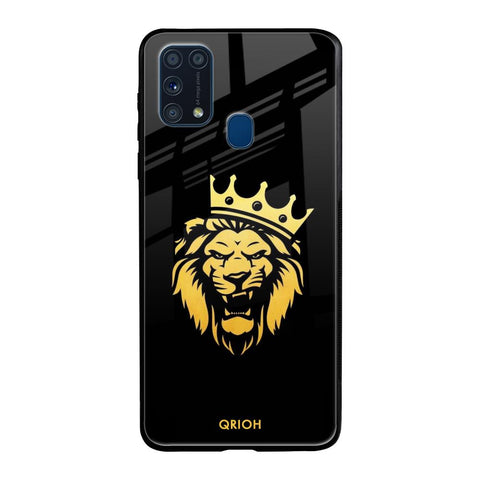 Lion The King Samsung Galaxy M31 Glass Back Cover Online