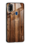 Timber Printed Glass case for Samsung Galaxy A21s