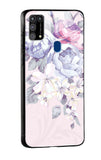 Elegant Floral Glass case for Samsung Galaxy A21s