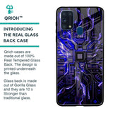 Techno Color Pattern Glass Case For Samsung Galaxy M31