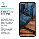 Wooden Tiles Glass Case for Samsung Galaxy M31