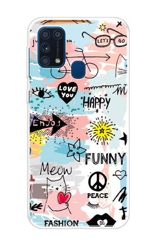 Happy Doodle Samsung Galaxy M31 Back Cover