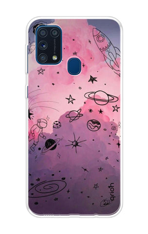 Space Doodles Art Samsung Galaxy M31 Back Cover