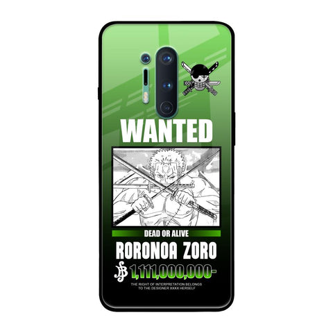 Zoro Wanted OnePlus 8 Pro Glass Back Cover Online