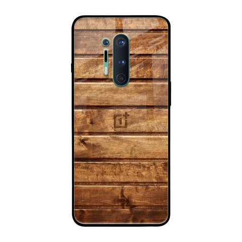 Wooden Planks OnePlus 8 Pro Glass Back Cover Online