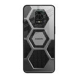 Hexagon Style Redmi Note 9 Pro Max Glass Back Cover Online