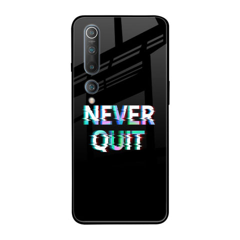 Never Quit Xiaomi Mi 10 Glass Back Cover Online