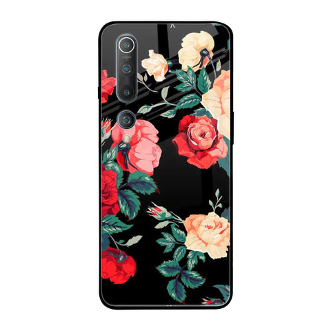 Floral Bunch Xiaomi Mi 10 Glass Back Cover Online