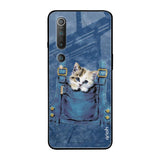 Kitty In Pocket Xiaomi Mi 10 Glass Back Cover Online