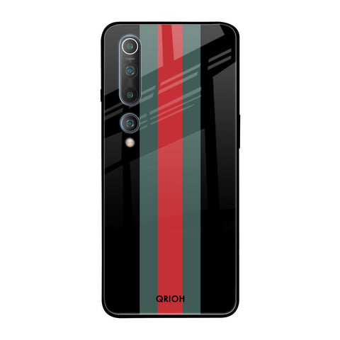 Vertical Stripes Xiaomi Mi 10 Glass Back Cover Online