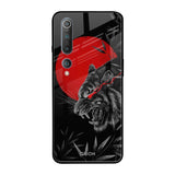 Red Moon Tiger Xiaomi Mi 10 Glass Back Cover Online