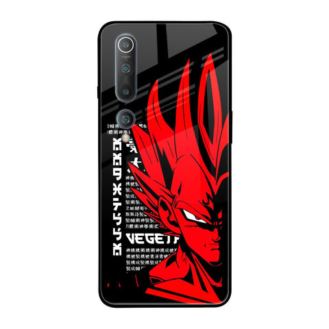 Red Vegeta Xiaomi Mi 10 Glass Back Cover Online