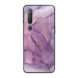 Purple Gold Marble Xiaomi Mi 10 Glass Back Cover Online