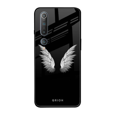 White Angel Wings Xiaomi Mi 10 Glass Back Cover Online