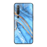 Vibrant Blue Marble Xiaomi Mi 10 Glass Back Cover Online