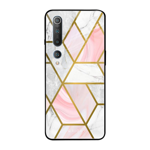 Geometrical Marble Xiaomi Mi 10 Glass Back Cover Online