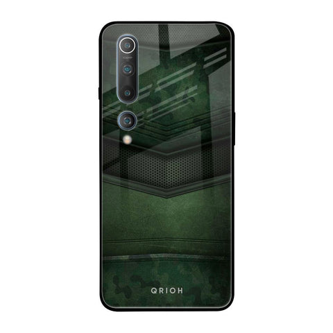 Green Leather Xiaomi Mi 10 Glass Back Cover Online